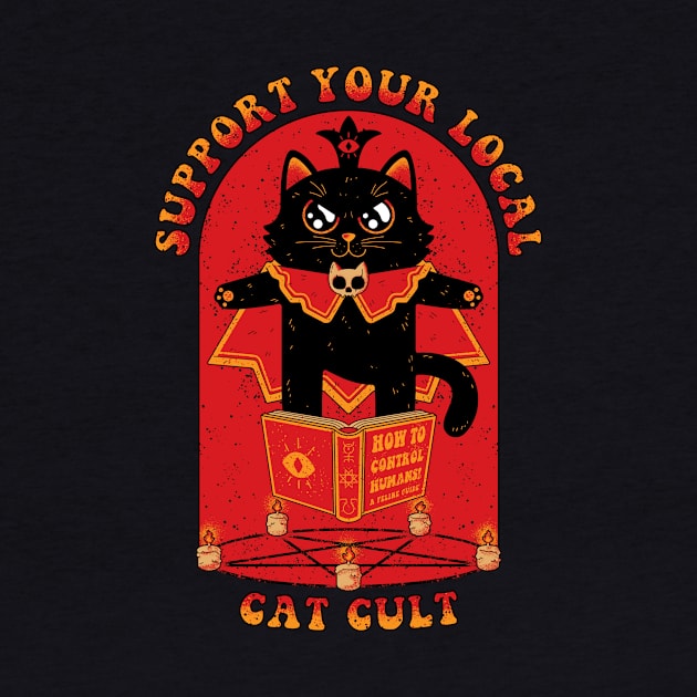 Support Your Local Cat Cult by danielmorrisdraws